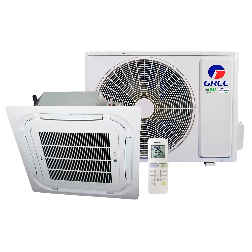 Ar Condicionado Split Cassete 4 Vias Inverter Gree G-Prime Compact 36000 Btus Frio 220v R-32